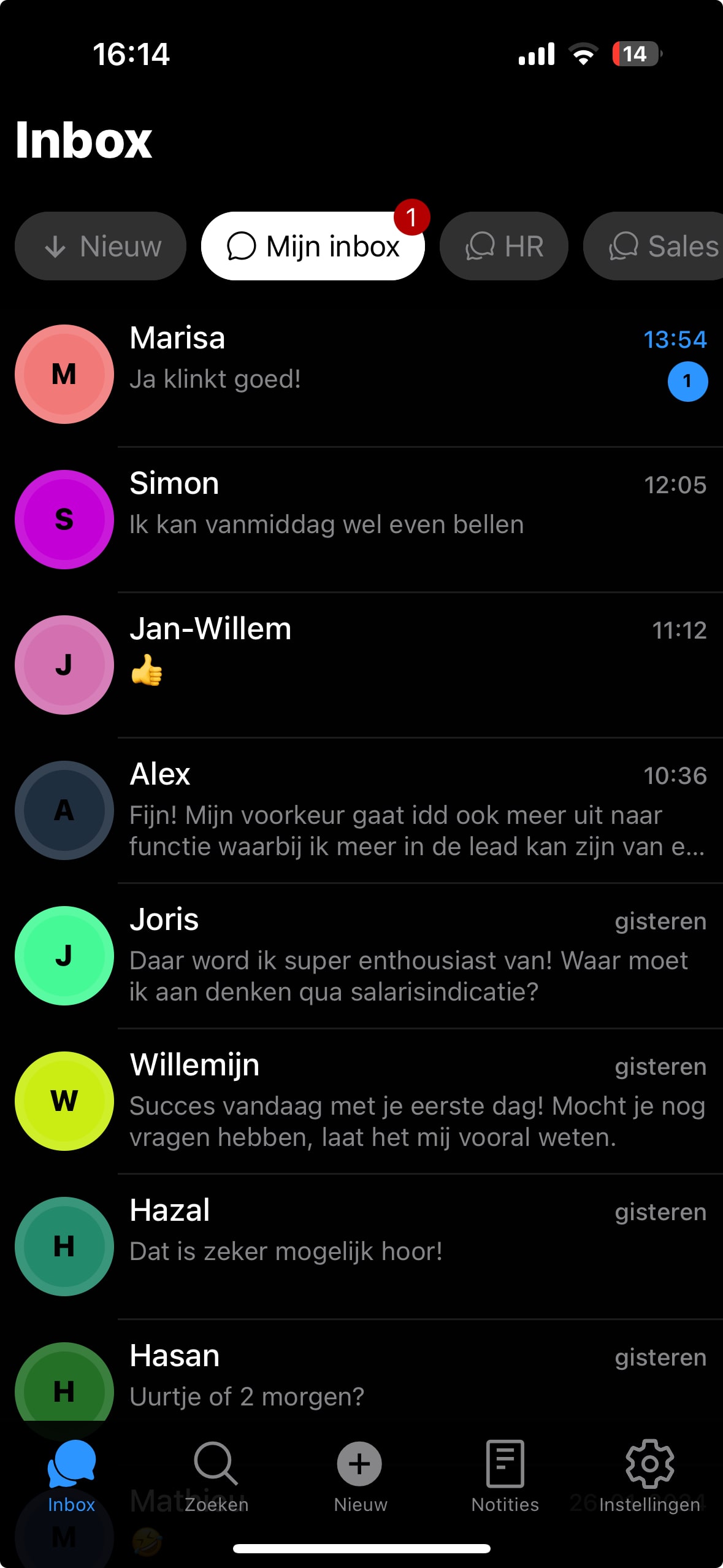 Easy Inbox mijn inbox